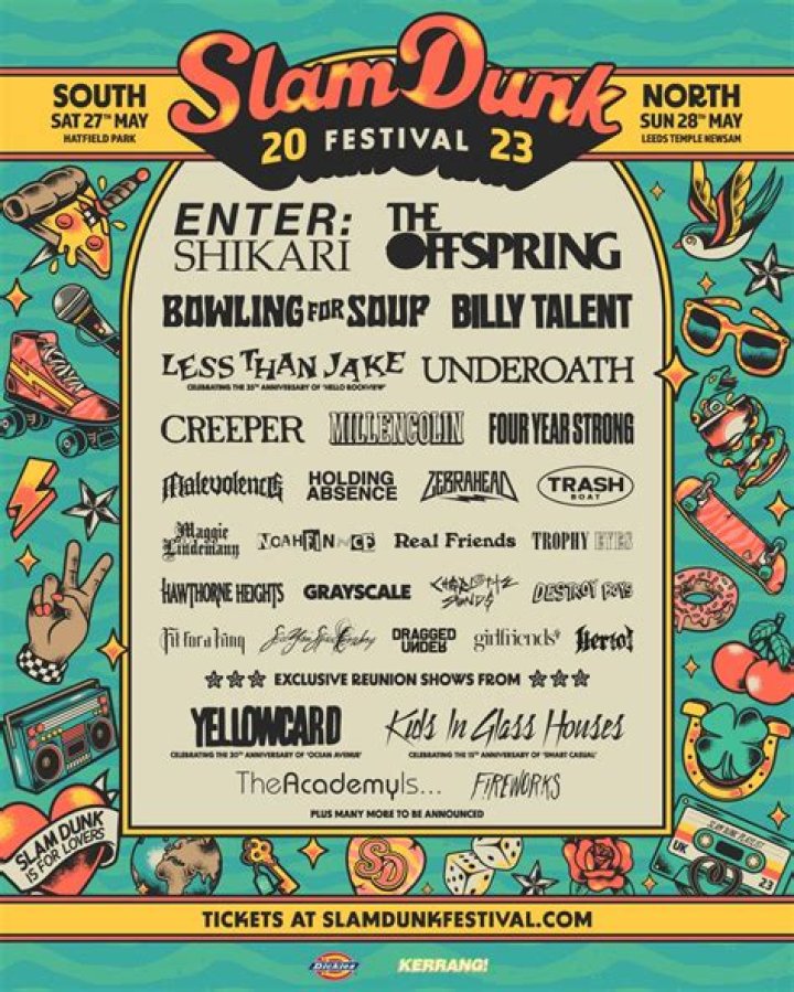 10 Artists We Can't Wait To Watch At Slam Dunk Festival