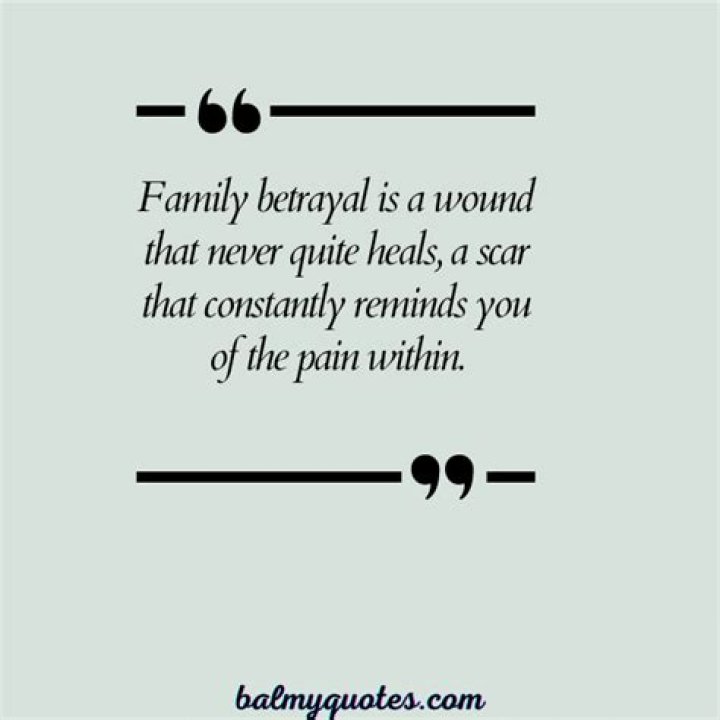 45 Quotes About Betrayal of Family Member