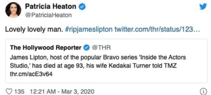 American Writer James Lipton Dead At 93! Career & Net Worth