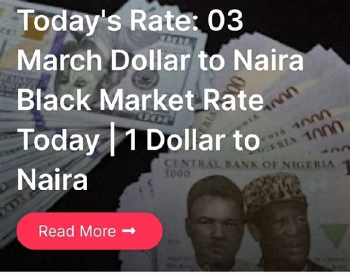 Dollar To Naira: Black Market Exchange Rate Today 8 June 2023