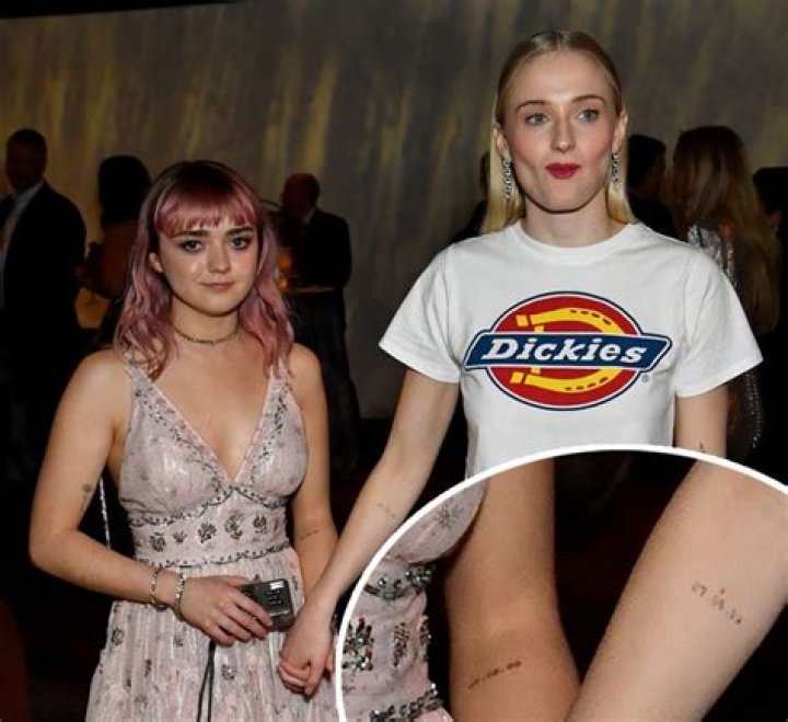 Maisie Williams and Sophie Turner Get Matching Tattoos