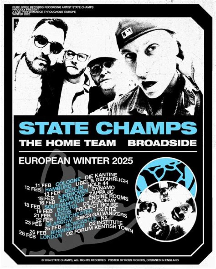State Champs Announce UK and European Tour
