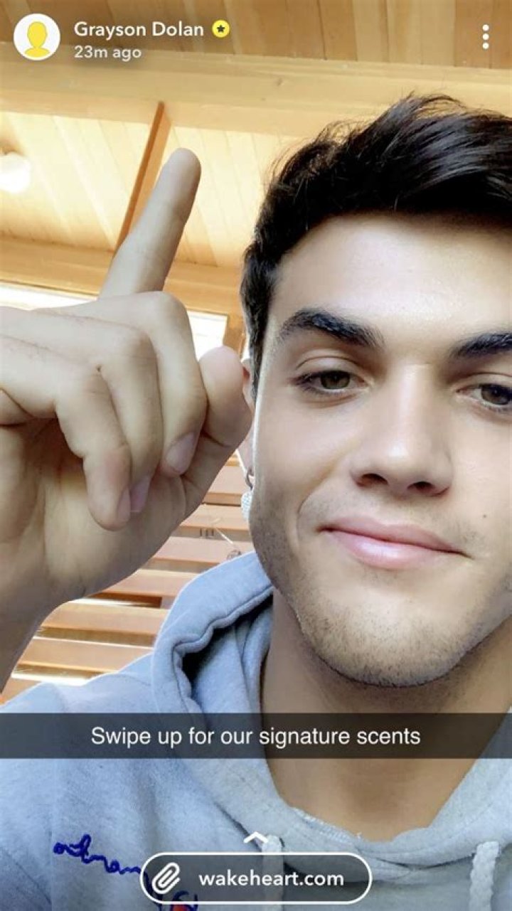 What is Grayson Dolan's Snapchat?