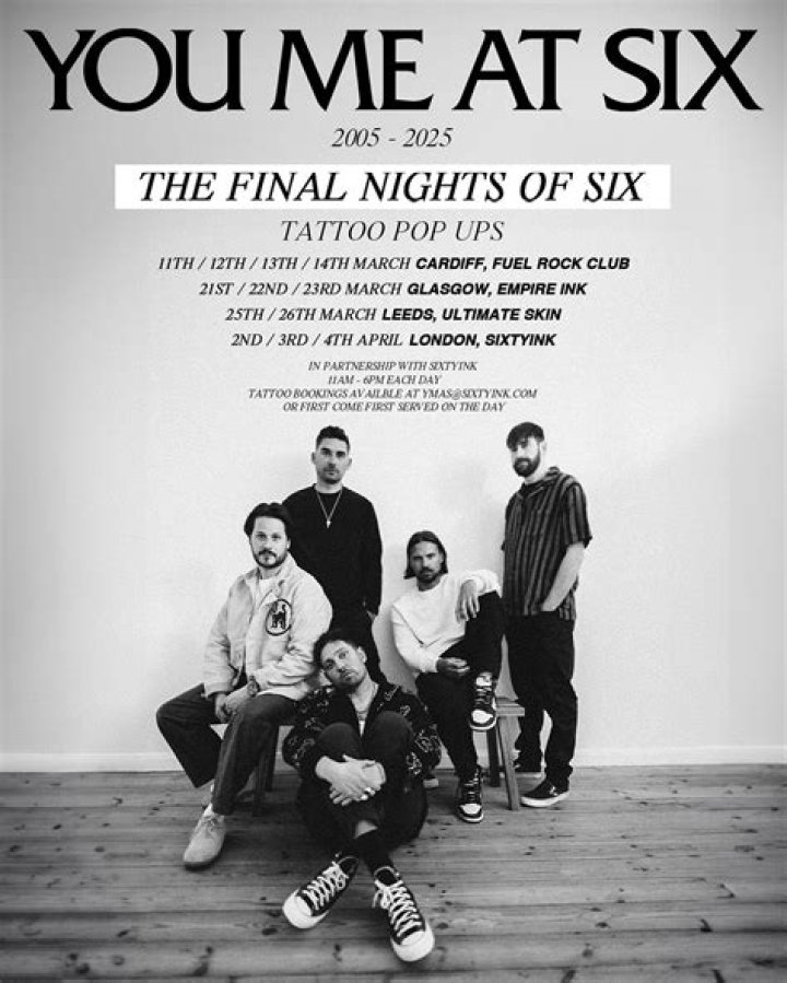 You Me At Six's Night People on course for number one